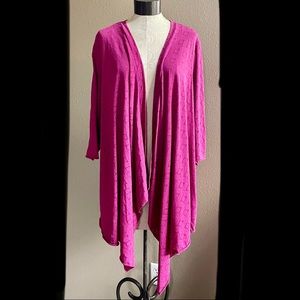 Avenue Woman’s Fuchsia coverup/jacket